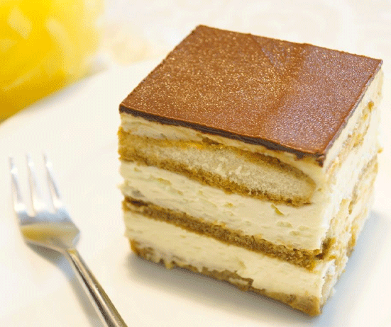 תמונה מתכון עוגת ביסקוויטים קלאסית | ללוש - מתכוני קינוחים אונליין
